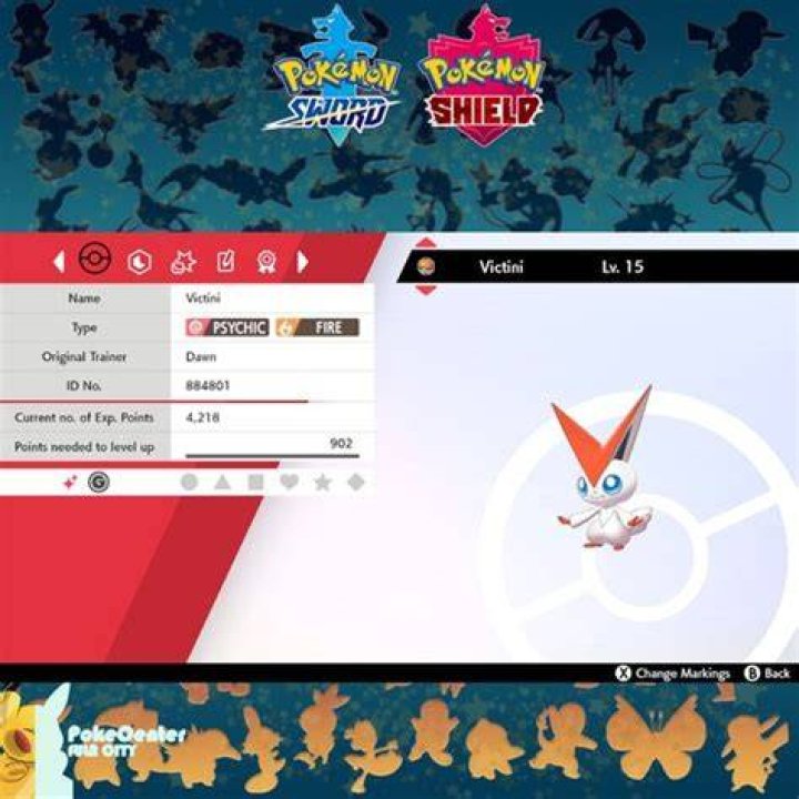Can you transfer victini to Shield?