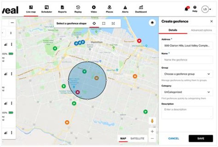 How do I geofence a location?