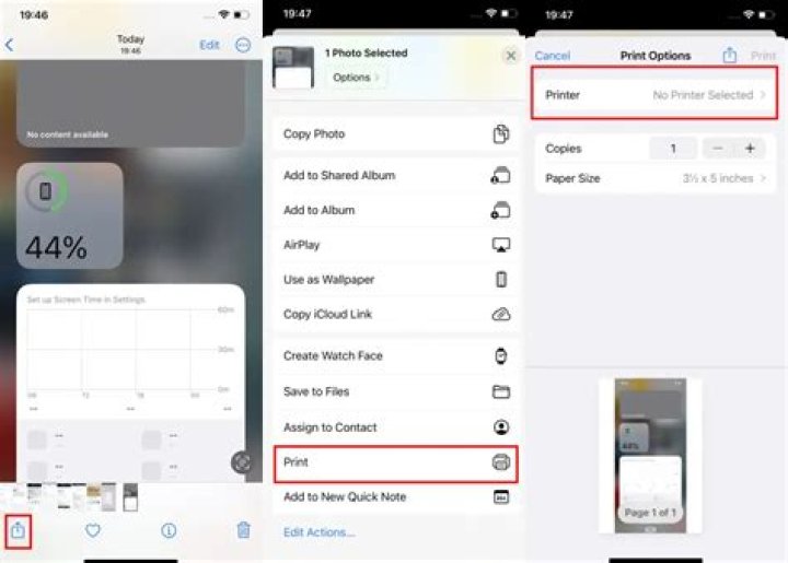 How do I print from my cell phone?