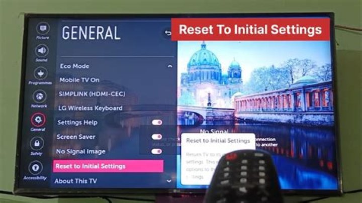How do I soft reset my LG Smart TV?