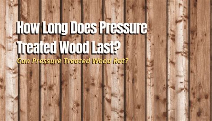 How long will pressure treated wood last outside?