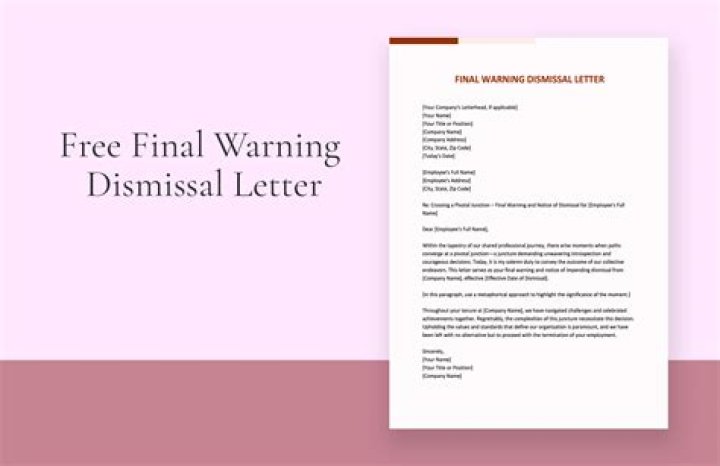 How many warnings before you get sacked?