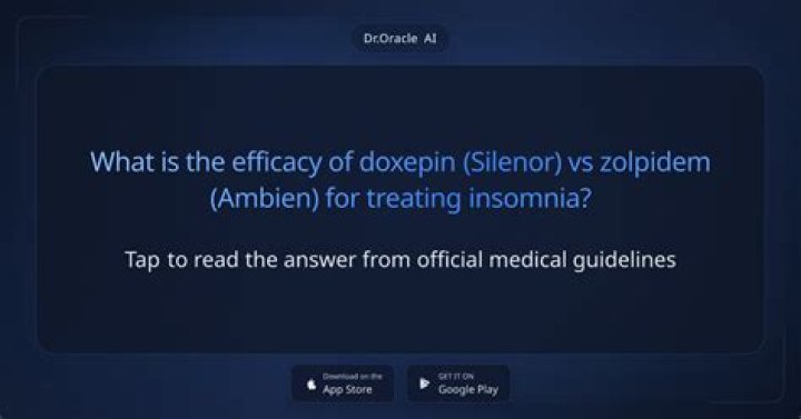 Is doxepin better than Ambien?
