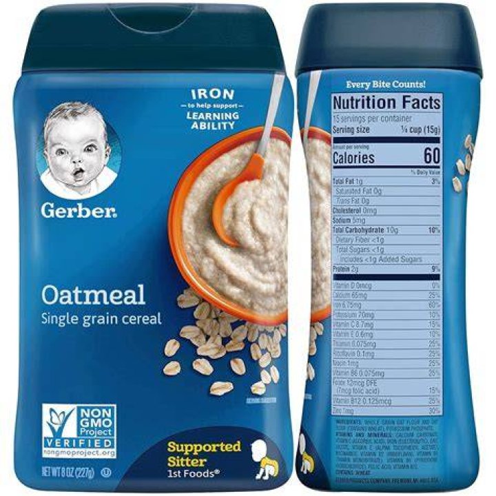 Is Gerber oatmeal good for babies?