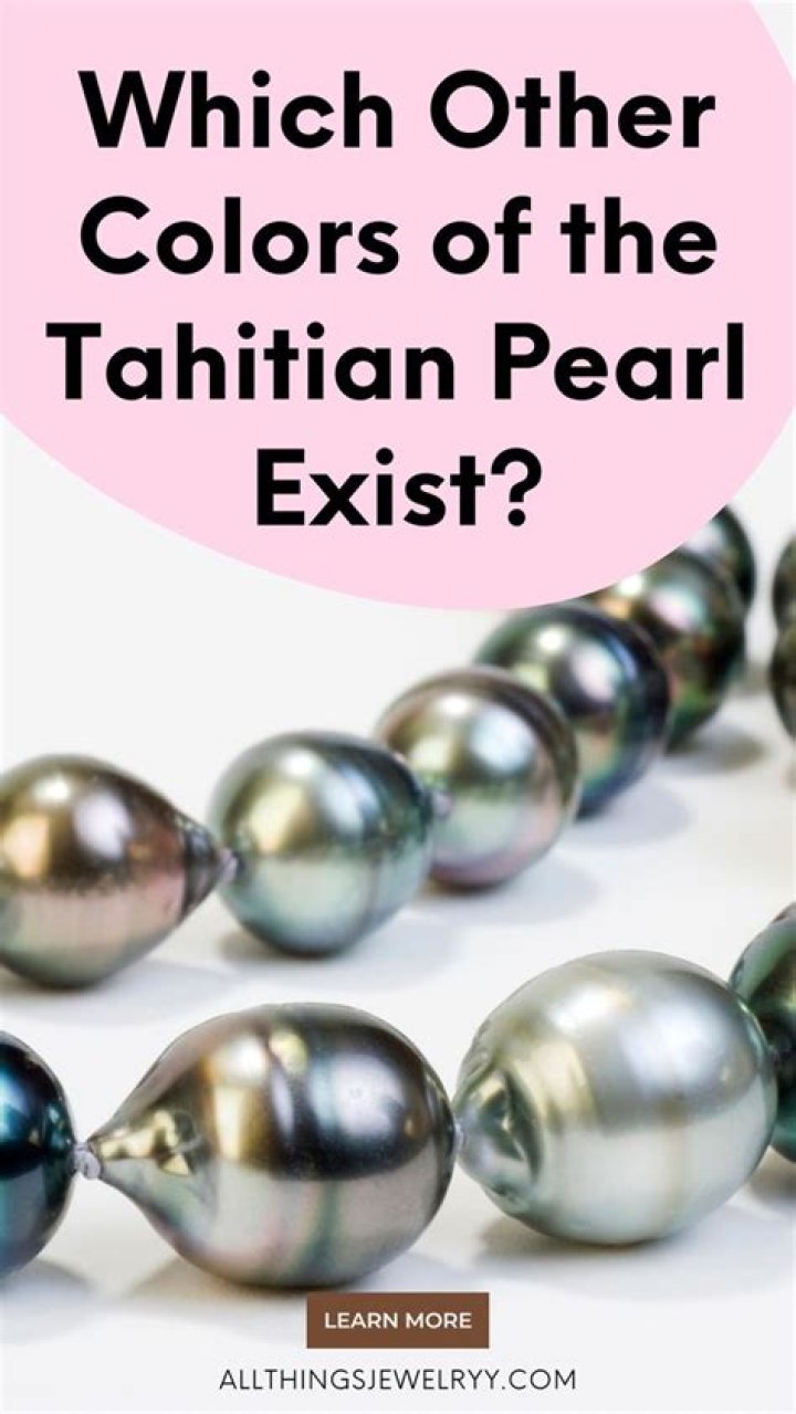 What color Tahitian pearl is most valuable?