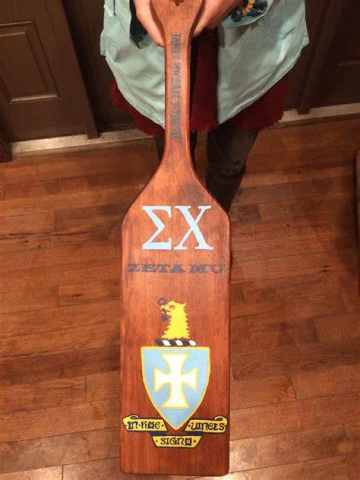 What do frats do with paddles?