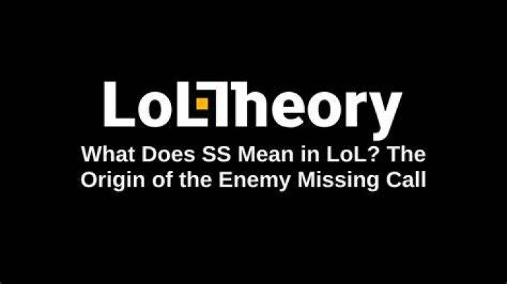 What does SS in LoL mean?