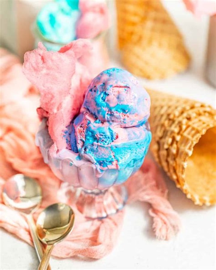 What flavor is cotton candy ice cream?