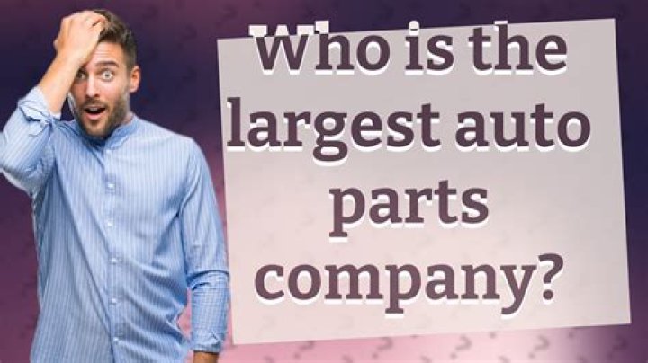 Who is the largest auto parts retailer?